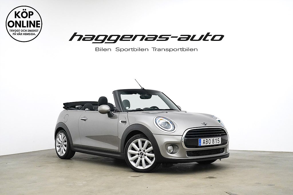 MINI Cooper Convertible DCT / 136hk / Pepper II / RÄNTEKAMPANJ