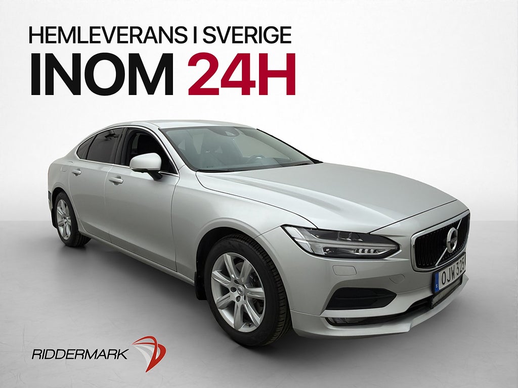 Volvo S90 D4 Momentum B&W HUD 360° VOC Värmare Skinn Drag