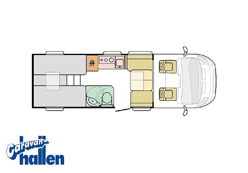 Adria COMPACT DL 60Y - Fiat MultiJet3 140HP (103kW) 35L