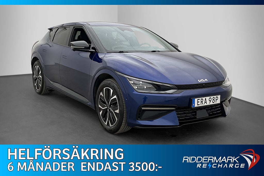 Kia EV6 77.4 kWh AWD GT-Line 360° HuD Moms Värmare Drag Navi