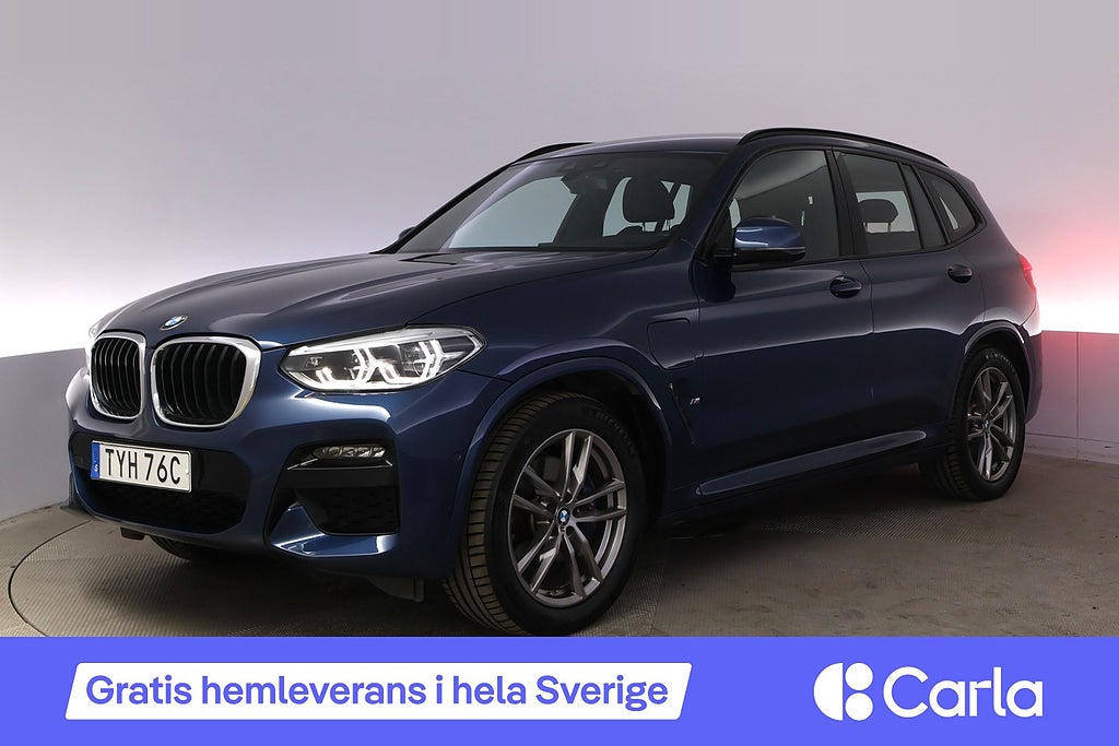 BMW X3 xDrive30e M-Sport Läder Kamera Navi Värmare Drag 4,99