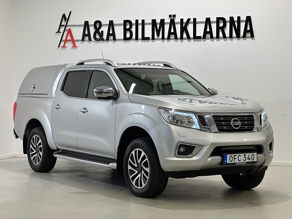 Nissan Navara Dubbelhytt 2.3 dCi 4WD Taklucka 360 kamera GPS 