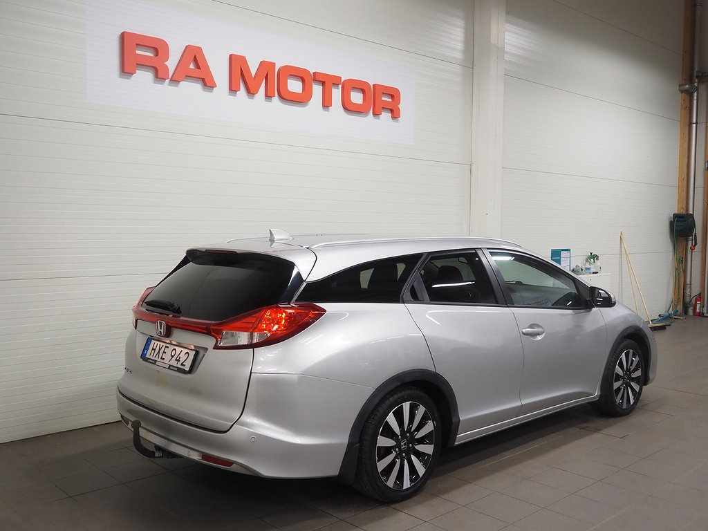 Honda Civic Tourer 1.6 i-DTEC 120hk Sport | Drag | Kamera | 2015