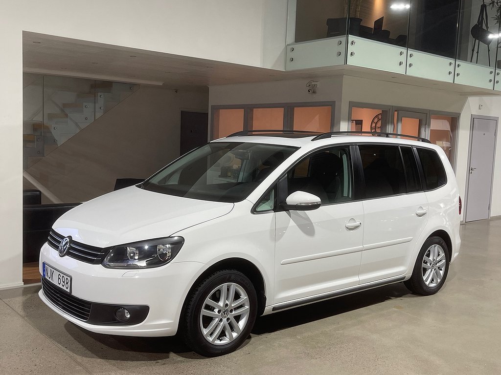 Volkswagen Touran 1.4 TSI 140hk (7-sits, Drag, Glastak, Kam)