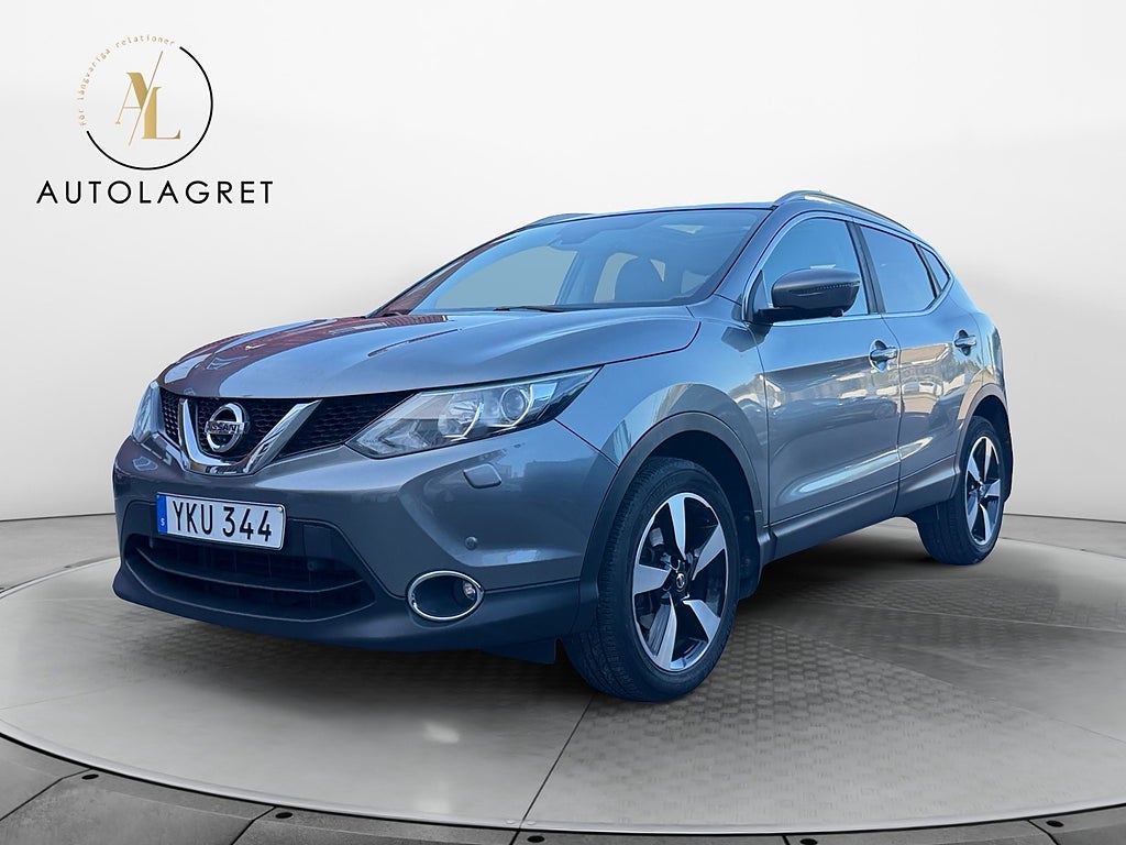 Nissan Qashqai 1.5 dCi DPF Euro6 360bakkamera Navi Dragkrok 110hk 