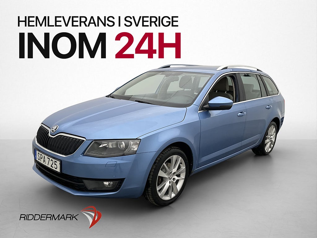 Skoda Octavia TDI 105hk Elegance Värmare Sensorer Dragkrok