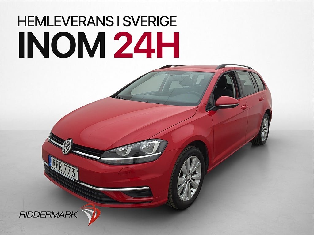 Volkswagen Golf TDI 116hk CarPlay Kamera Dragkrok