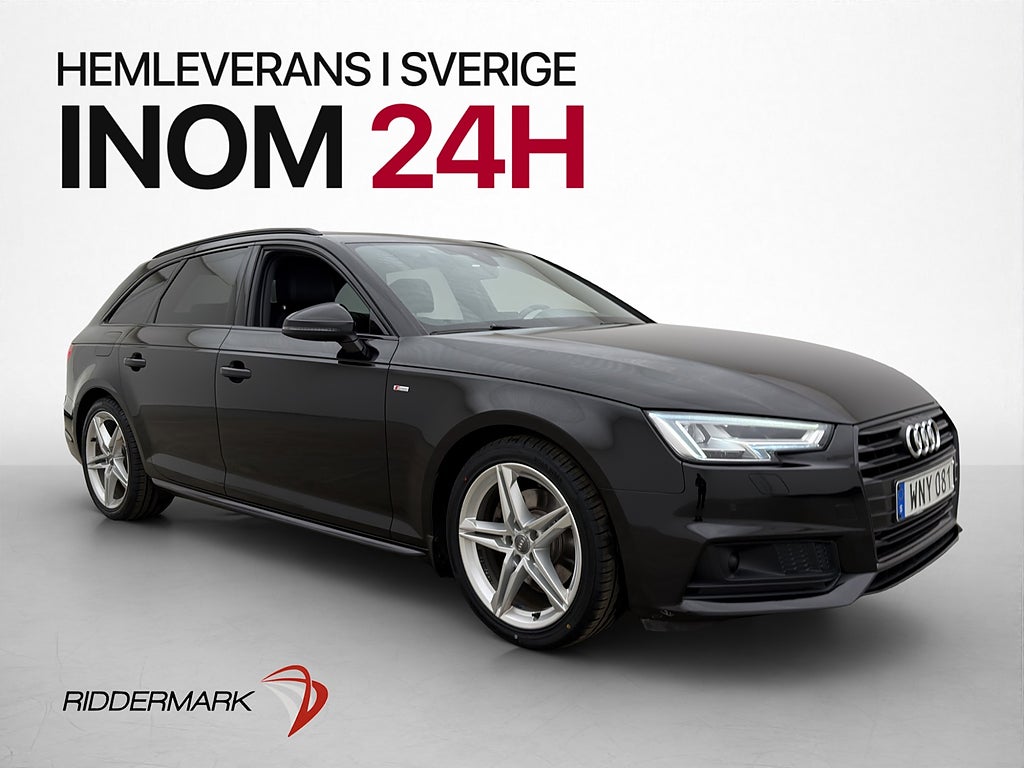 Audi A4 2.0 TFSI 190hk S-Line P-Värmare Sensorer Drag