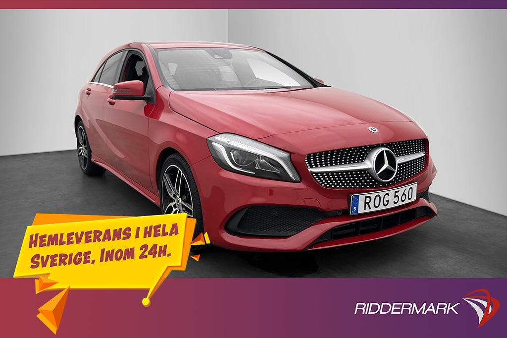 Mercedes-Benz A 180 122hk AMG Sport Kamera Keyless