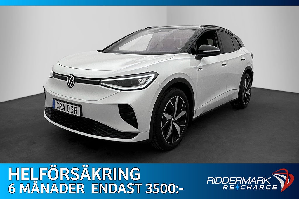 Volkswagen ID.4 GTX Värmare Dragkrok Kamera CarPlay MOMS