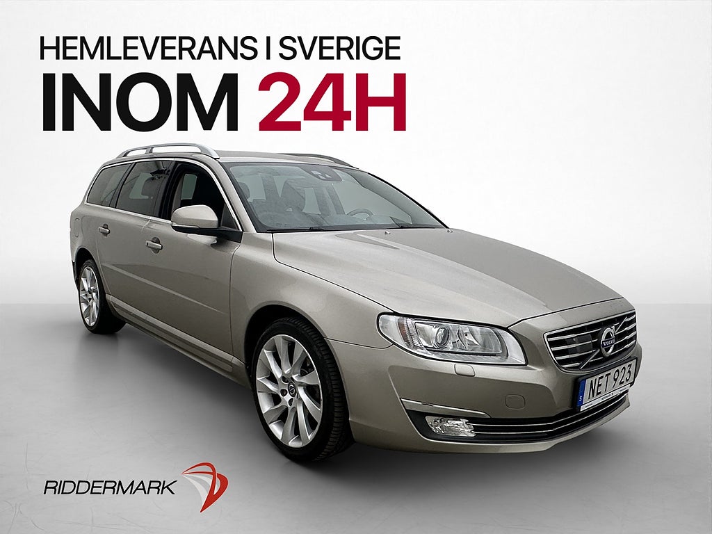 Volvo V70 D4 Classic Summum Skinn Värmare Adaptiv En-Brukare