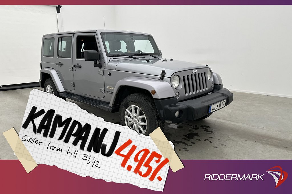 Jeep Wrangler Unlimited 4WD 284hk Sahara Drag 4,95% Ränta