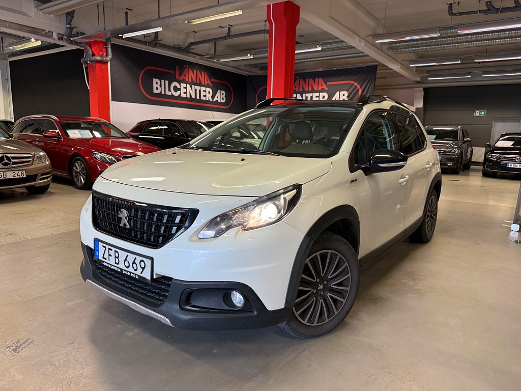 Peugeot 2008 1.2 PureTech 110 Aut GT Line Pano PDC Låg årsskatt SoV