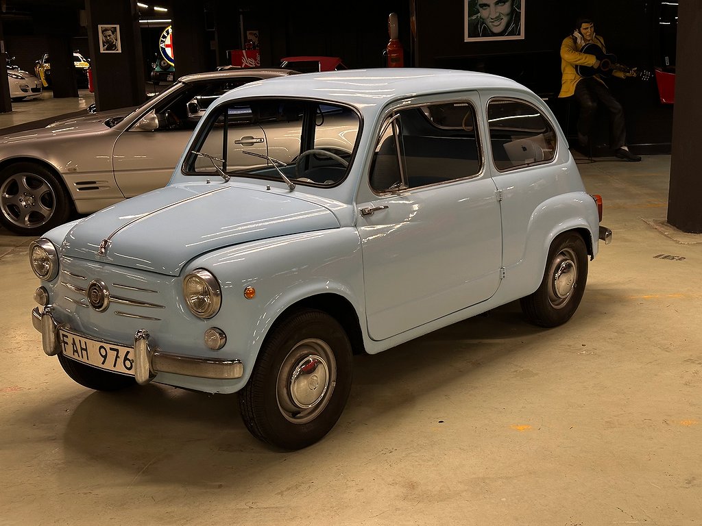 Fiat 600 D fint skick!