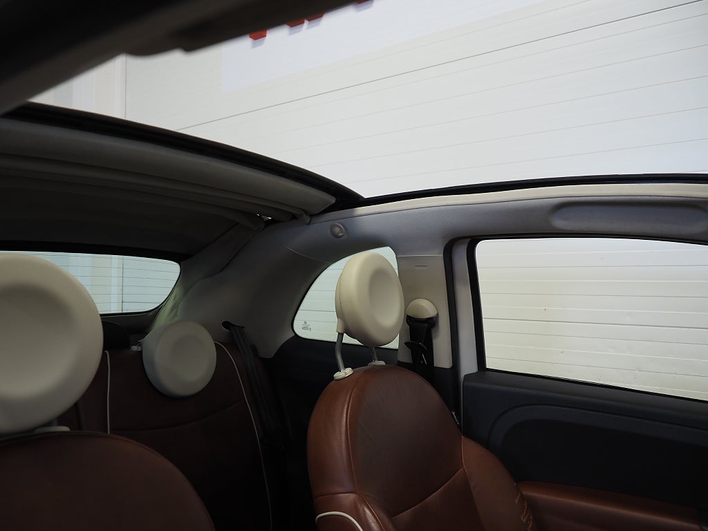 Fiat 500C 1.2 8V 69hk Lounge Cab | Skinn |