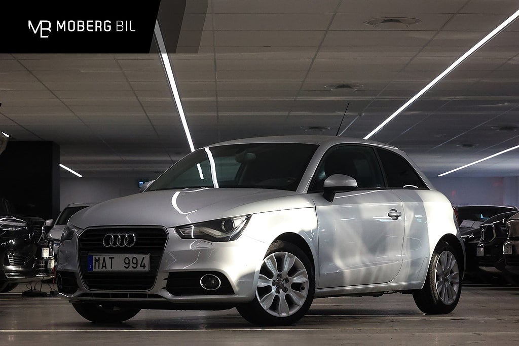 Audi A1 1.6 TDI 90hk Helg på Moberg! Ambition LED Bluetooth