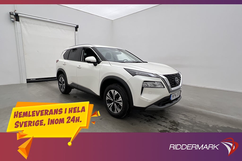 Nissan X-Trail 1.5 VC-T 163hk 7-Sits Drag 360° Navi Rattvärm