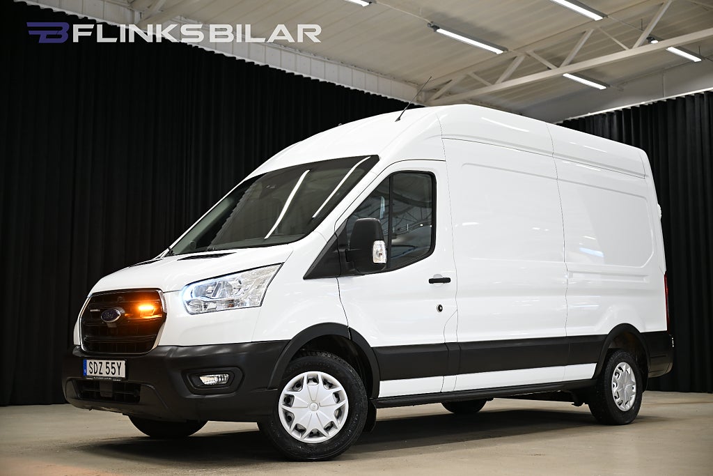 Ford transit 350 130HK L3H2 Automat|Drag|Värmare|Backkamera|Leasbar