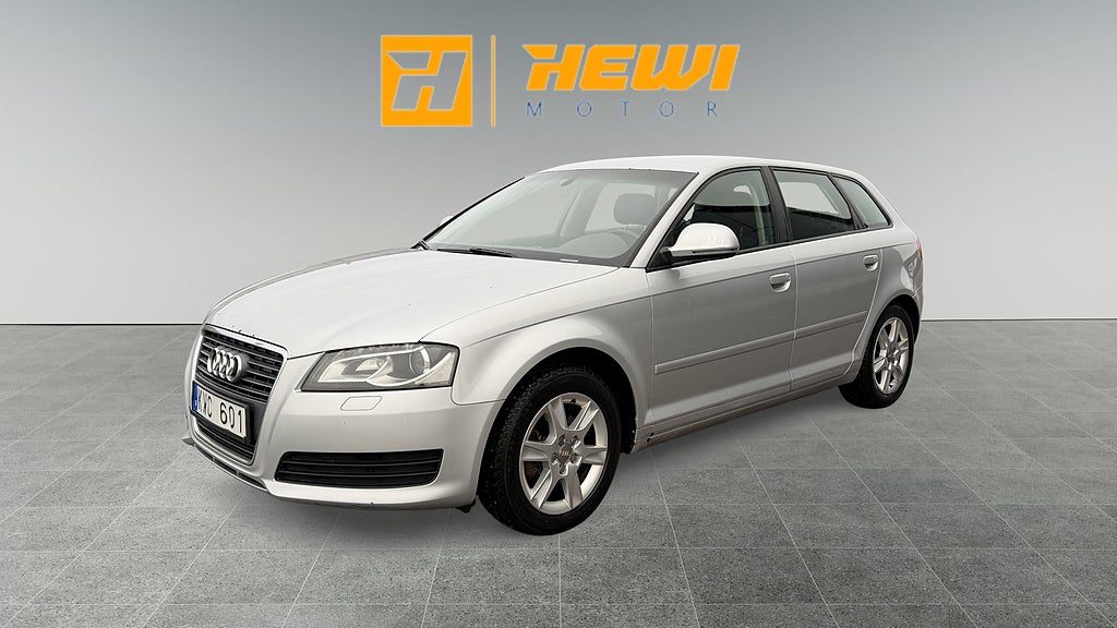Audi A3 Sportback 2.0 TDI 140HK|Nybes|M-värm|V-hjul|0.38/Mil