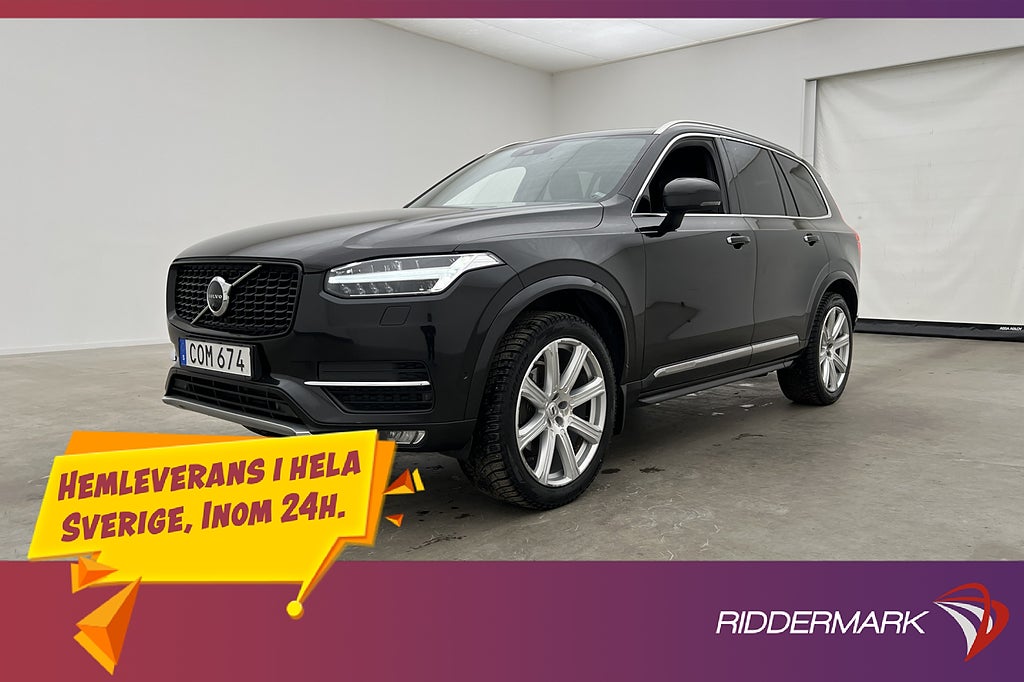 Volvo XC90 D5 AWD Inscription 7-Sits VOC Värmare Drag B&W