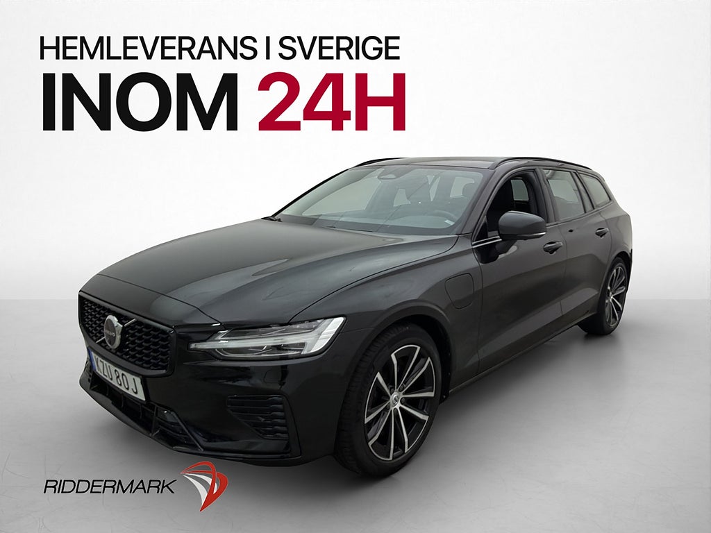 Volvo V60 T6 350hk AWD Plus Dark Skinn 360° Värmare Drag