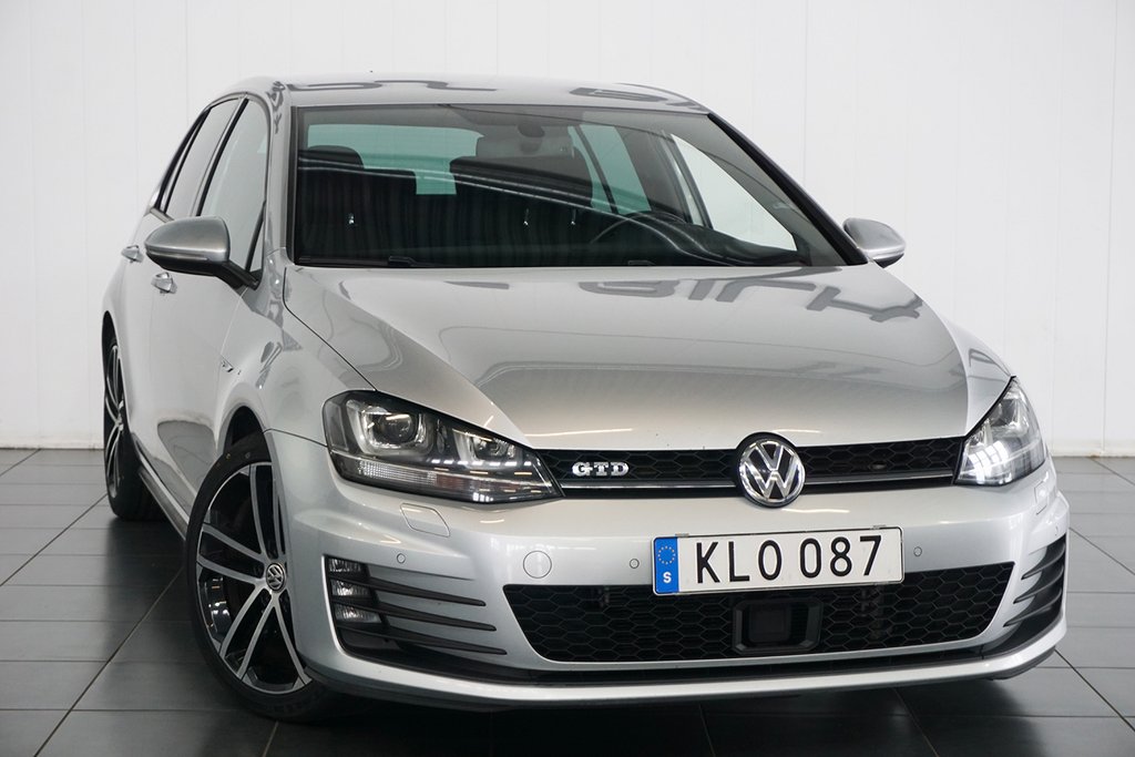 Volkswagen Golf GTD 184hk DSG Dynaudio Pluspkt D-värmare Drag