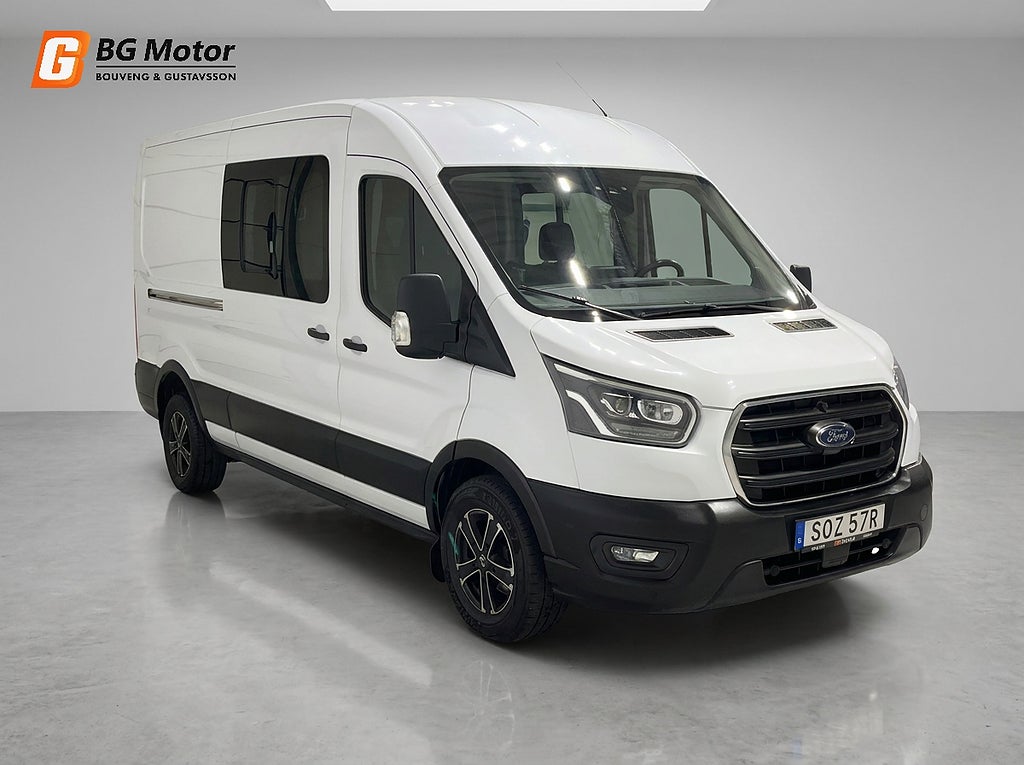 Ford transit 350 Crew Van 2.0 170hk Aut Drag/Backkamera/Farthållare