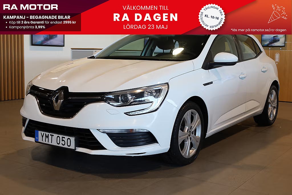 Renault Mégane 1.5 dCi Euro 6 110hk Blåtand AUX USB 2017