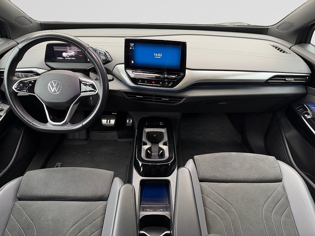 Volkswagen ID.4 Pro Performance 4Motion 77kWh Drag Adapt-fart Rattvärme bild 11