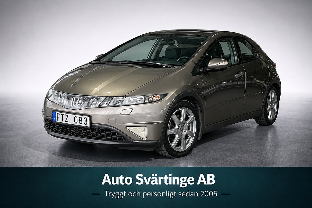 Honda Civic 5-dörrar 1.8 i-VTEC 140 hk i-Shift Sport Euro 4 (Drag)