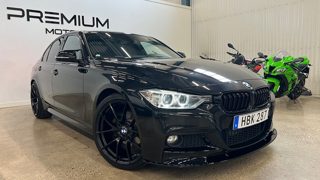 BMW 320D Blue Performance M Sport Shadowline Drag B-Kamera 184hk