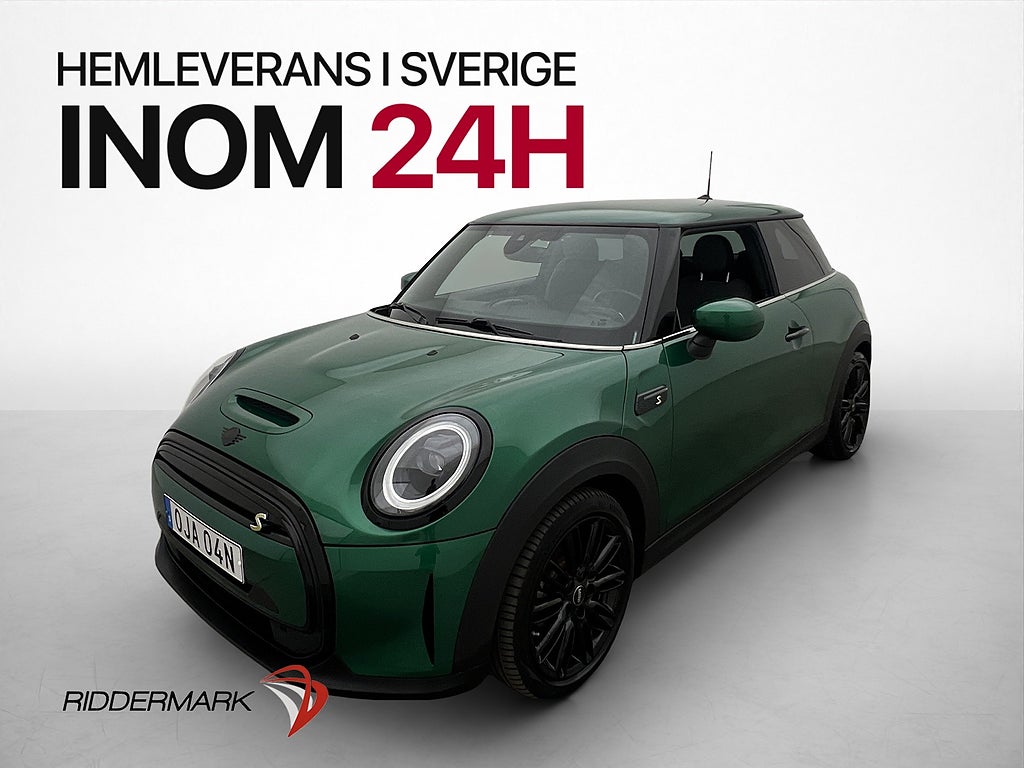 MINI Cooper SE 184hk Värmare Navi Halvskinn Sensorer MOMS