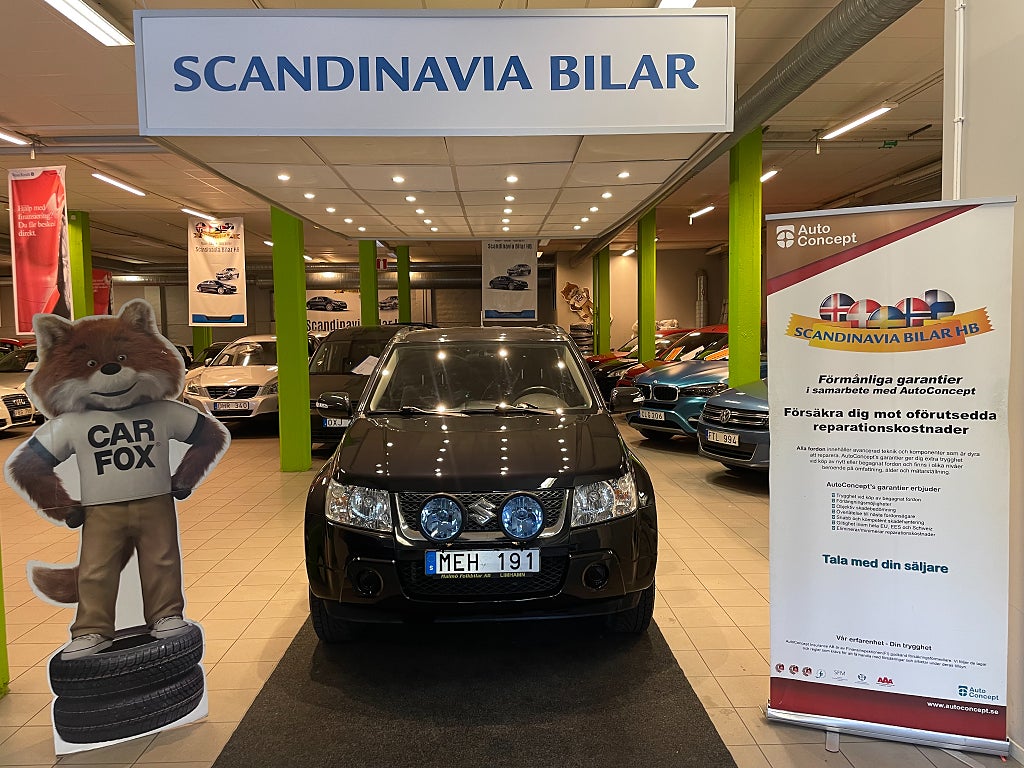 Suzuki Grand Vitara 3-dörrar 1.6 VVT 4WD DRAG VÄLVRÅDAD