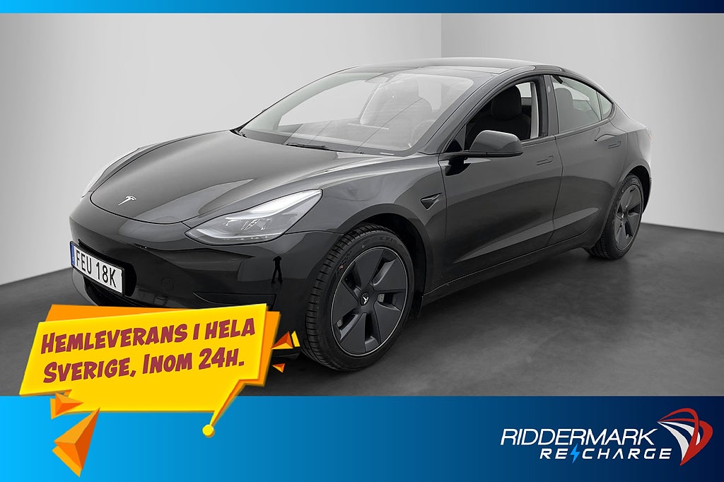 Tesla Model 3 Standard Range Svensksåld Autopilot MOMS