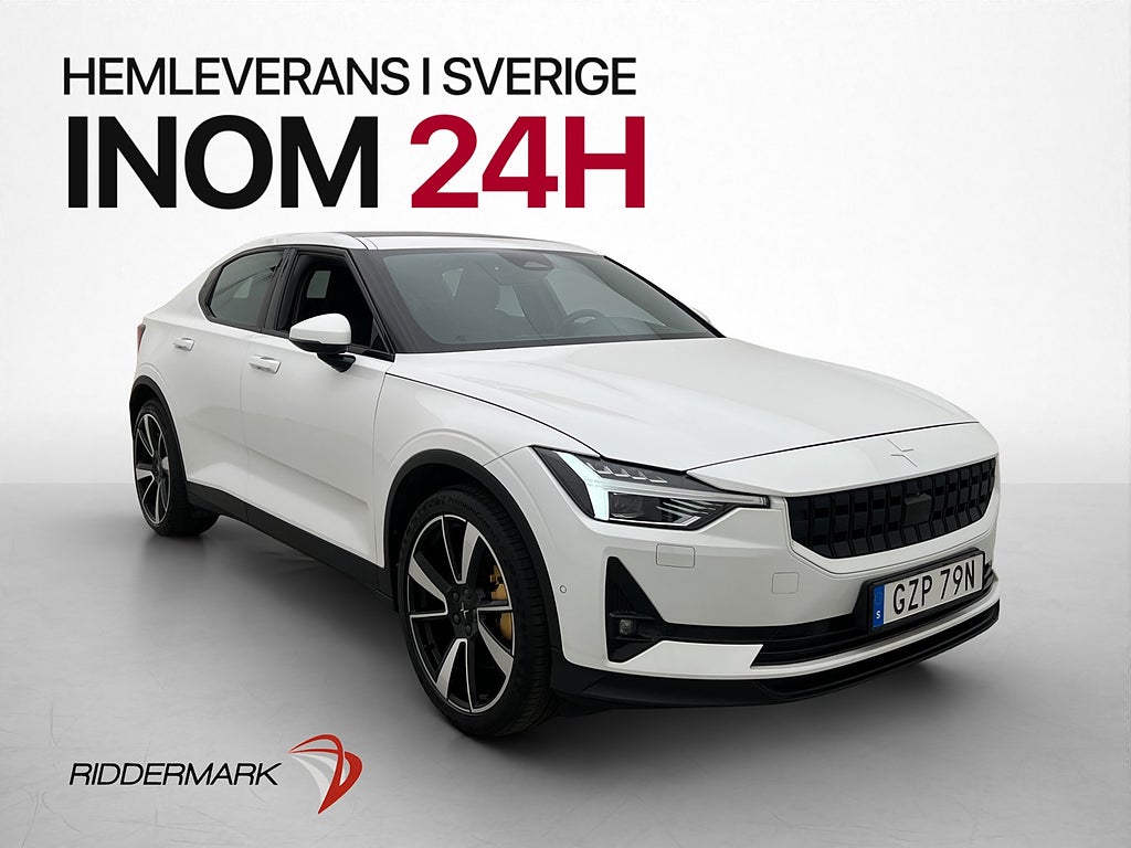 Polestar 2 Long Range Dual Motor 408hk Värmare 360° Pano