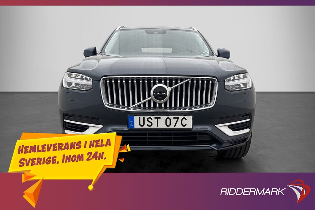 Volvo XC90 T8 AWD Inscription H/K 360° Värm 7-Sits HUD Drag