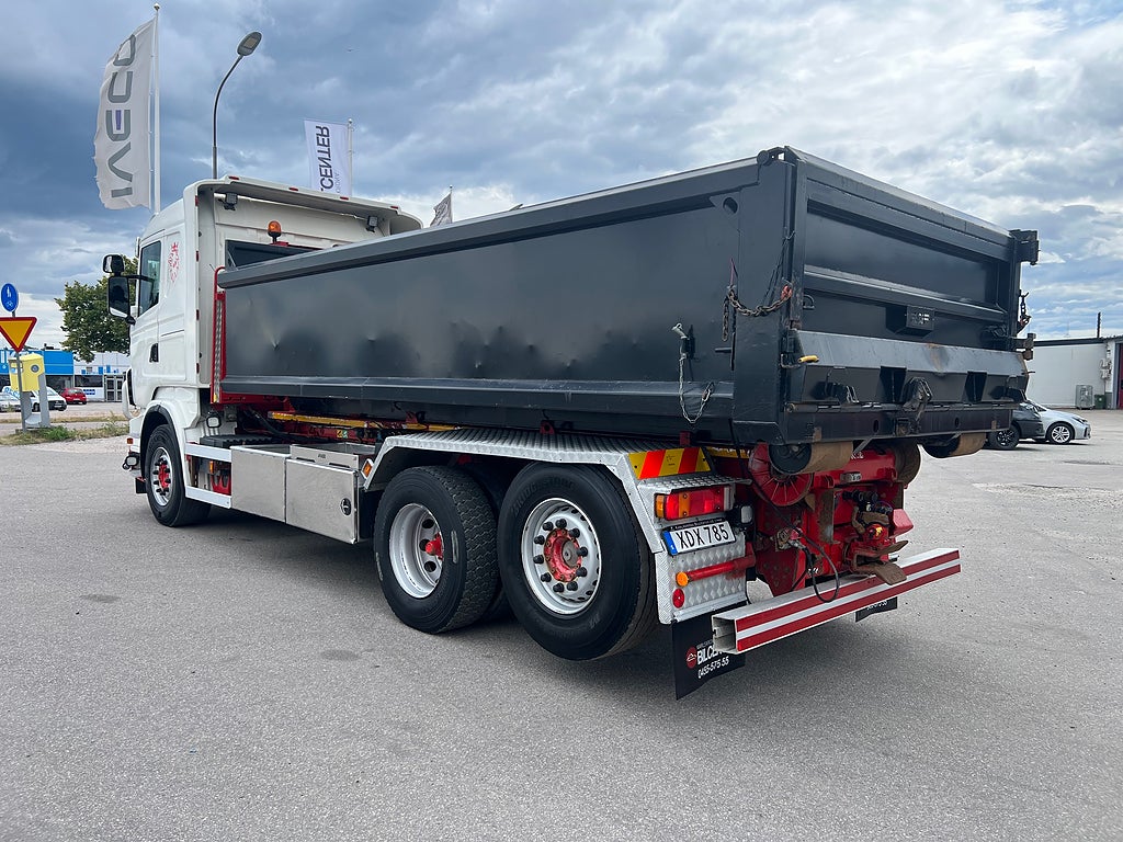 Scania R500 V8 6x2*4 Manuell Växellåda, Lastväxlare inkl flak