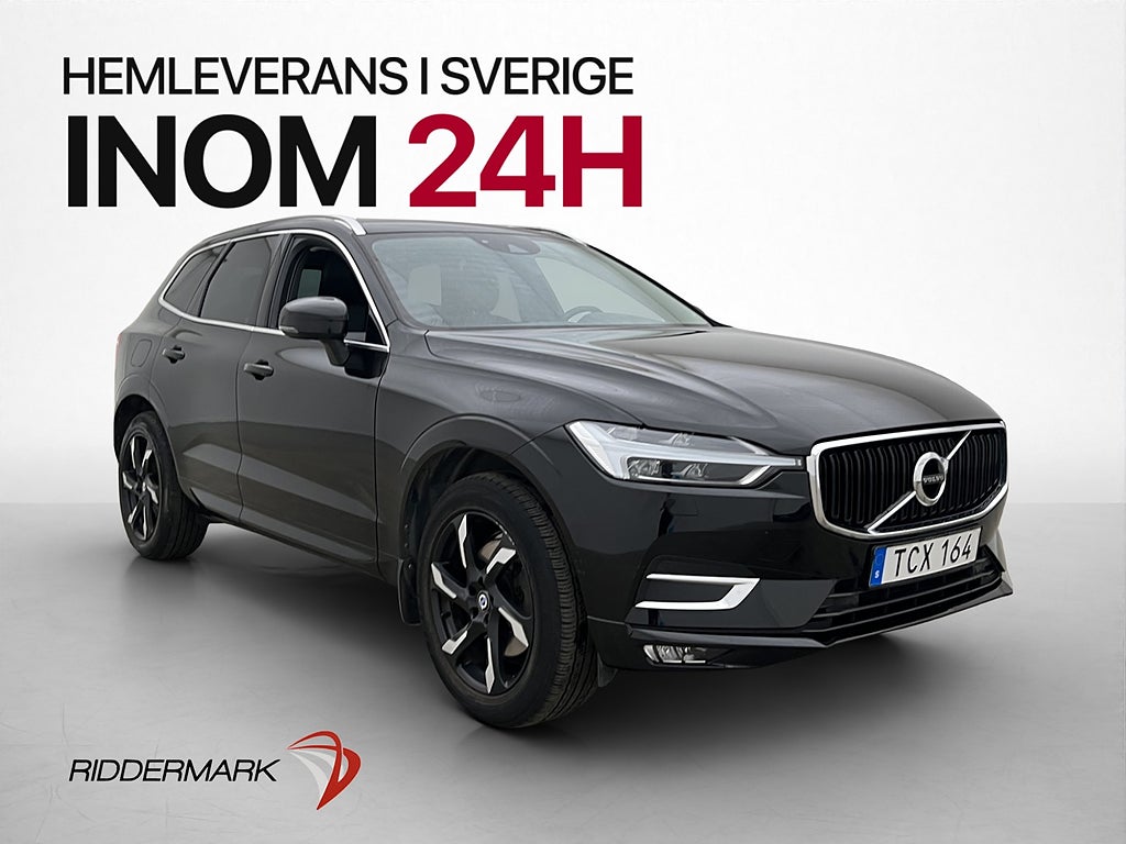 Volvo XC60 D4 AWD 190hk Momentum Värmare Drag CarPlay Läder