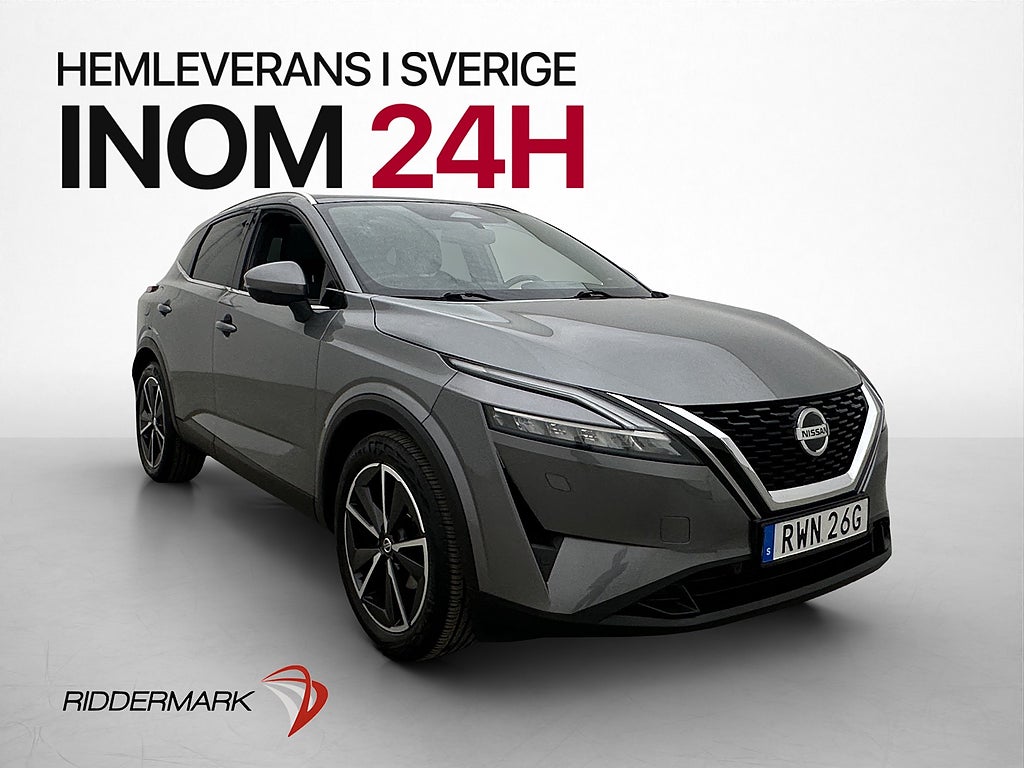 Nissan Qashqai 1.3 DIG-T Tekna Pano Bose HuD 360° Skinn Drag