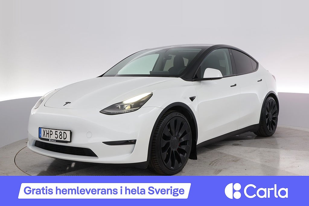 Tesla Model Y Performance Autopilot Panorama Drag