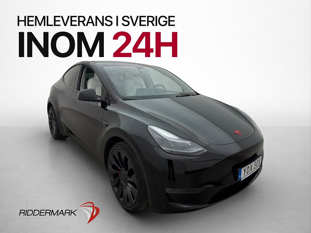 Tesla Model Y Long Range AWD Autopilot Ljus-Interiör Pano