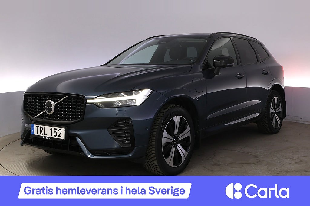 Volvo XC60 T6 AWD Plus Dark Drag Pano Elstol HK Läder BLIS