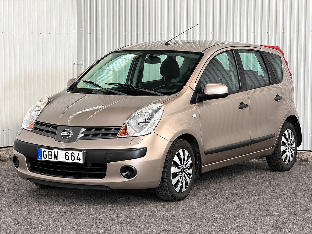 Nissan Note 1.4 Euro 4 / Nybesiktigad