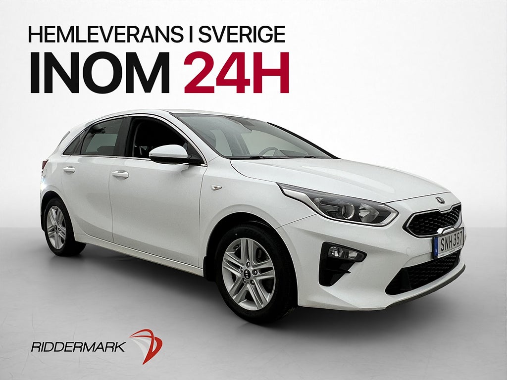 Kia Ceed T-GDI 120hk Action Kamera CarPlay BT Farthållare