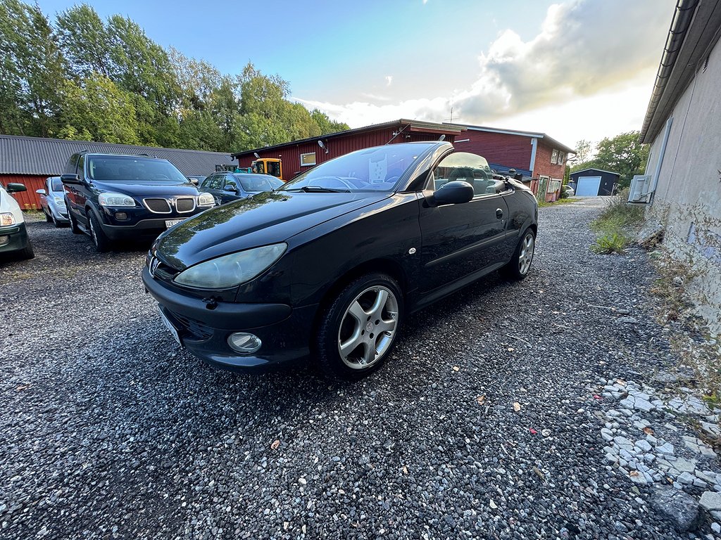 Peugeot 206 CC 2.0 Euro 3 nybesiktigad 