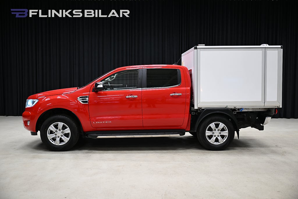 Ford ranger 213HK Automat|Limited|Dubbelhytt|Kåpa|Drag|Väramre|Moms