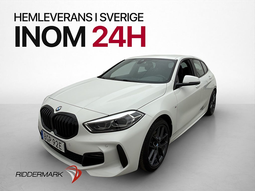 BMW 118I 136hk M Sport Cockpit Sensorer CarPlay Farthållare