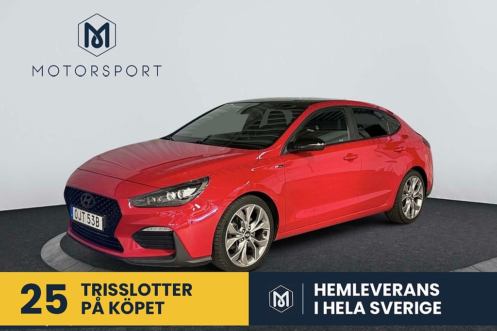 Hyundai i30 Fastback 1.4 T-GDi Aut N-Line Farthållare Rattvärme