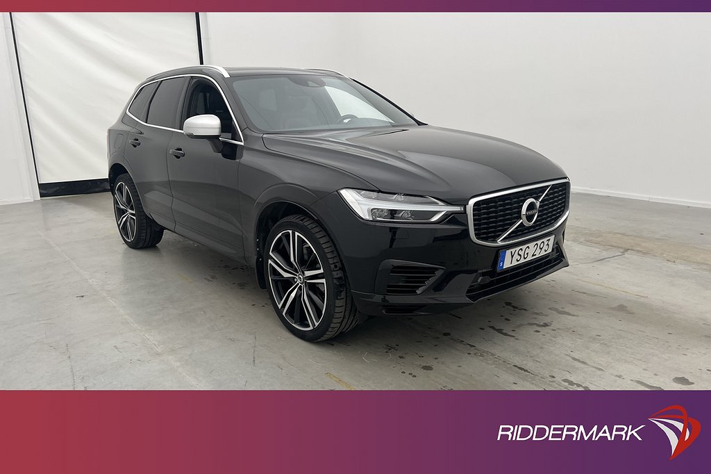 Volvo XC60 Recharge T8 R-Design VOC Värm Pano Drag Navi MOMS