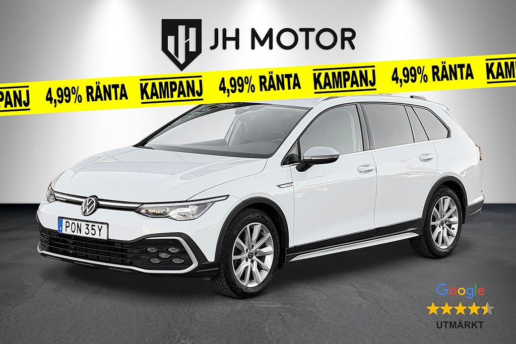 Volkswagen Golf Alltrack 2.0 TDI 4Motion 200hk Automat DVÄRMARE/Drag/MoK/Kamera